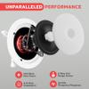 Pyle 6.5'' In-Wall/In-Ceiling Midbass Speakers (Pair) - 2-Way Woofer Speaker System Directable 1 Titanium Dome Tweeter Flush Mount Design w/ 65Hz - 22kHz Frequency Response 250 Watts Peak - PDIC60 view 4