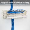 ICC 110 Wiring Block, 100-Pair IDC Cross Connect, Hinged view 3