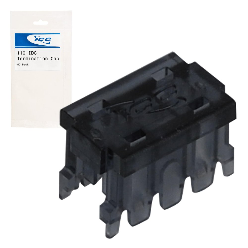 ICC 110 Termination Cap, 2-Pair IDC Protection, 50-Pack