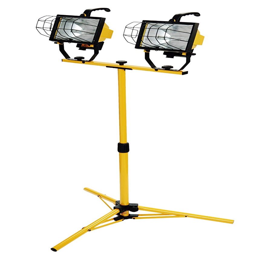 Woods Two 500 Watt Portable Halogen Work Light L-13