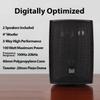 Dual Electronics LU43PB 4" 3-Way High Performance Outdoor Indoor Wired Speakers | Effortless Set Up | Home, Pool, Patio, Garage Use | Weather Resistant | Expansive Stereo Sound Coverage | Black view 3