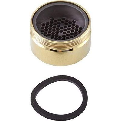 Delta Faucet RP18357PB Aerator for Stream Straightener, Polished Brass