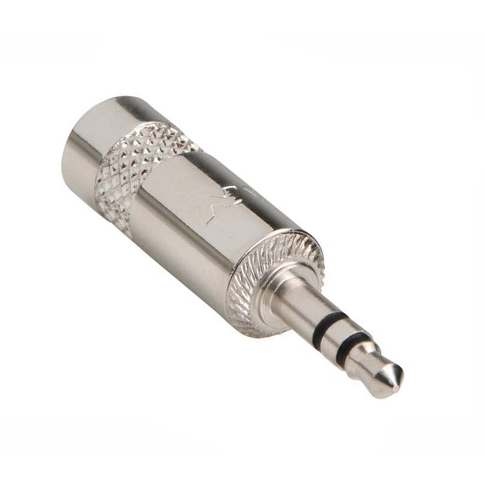 Rean NYS231L 3.5mm Stereo Plug Nickel 0.25" Cable Entry