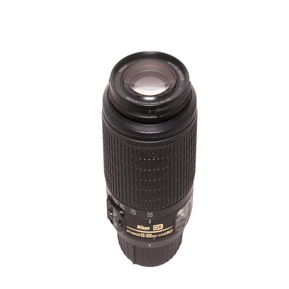 Nikon 55-200mm f4-5.6G ED Auto Focus-S DX Nikkor Zoom Lens - White Box (New)