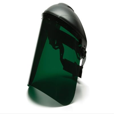 Pyramex Safety Full Face Shield Eye and Head Protection (Headgear NOT Included), Clear Polycarbonate, ANSI Z87+
