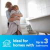 3M Aqua-Pure AP101T Whole House Transparent Water Filter Housing, Ideal for 1-2 Bath Homes, Standard 1-high Drop-in Cartridge view 3