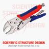 WORKPRO 3-Piece Locking Pliers Set, Heavy-Duty Cr-V Steel view 4