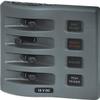 Blue Sea Systems 4304 Panel WD DC 12V Fused 4 POS Gry view 1