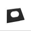 Selkirk Metalbestos 8T-PCPAJ Adjustable Pitched Ceiling Plate, 8 Inch, Matte Black view 2
