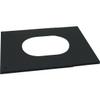 Selkirk Metalbestos 8T-PCPAJ Adjustable Pitched Ceiling Plate, 8 Inch, Matte Black view 4