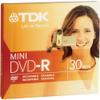 TDK Mini DVD-R Blank - 1.4 GB 30 Minute Camcorder Recording DVD 80mm view 1