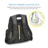 Kensington Contour Laptop Bag - 15.6 Inch Laptop Backpack for Men & Women, Ergonomic, Water Resistant and has SnugFit Protection System, Black (1500234) view 3