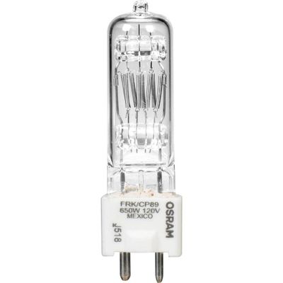 Arri FRK 650 Watt, 120 Volt Quartz Halogen Lamp, 3200 deg.K., Approximate Life: 150 Hours
