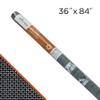 ADFORS Premium Solar Screen, 36 " x 84", Charcoal view 2