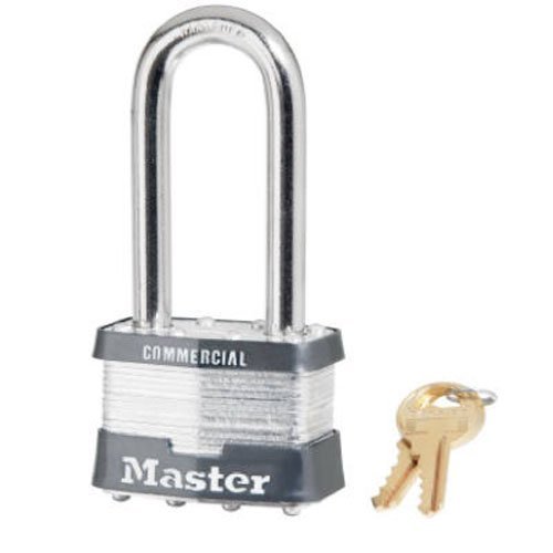 MASTERLOCK CO 5KALJ-A214 2", Laminated Padlock, with 2-1/2" Long Shackle