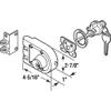 Prime-Line U 9972 Jimmy-Resistant Deadlock, Diecast, Brass Color, Angle Strike, Double Cylinder (Single Pack) view 2
