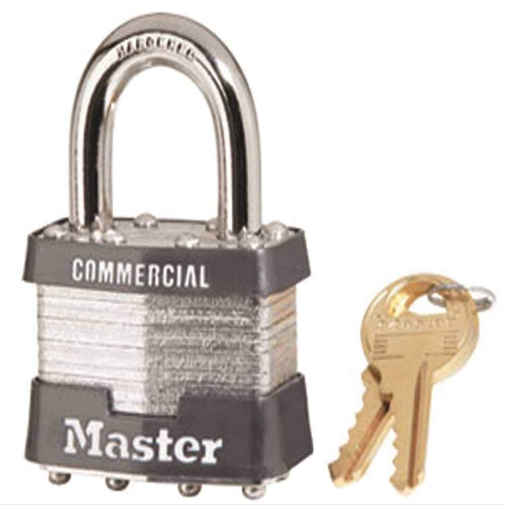 MASTERLOCK CO 1KA-2035 1-3/4", Laminated Steel Padlock, Keyed Alike to Key #2035