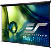 Elite Screens Manual Series, 150-INCH 16:9, Pull Down Manual Projector Screen with AUTO LOCK, Movie Home Theater 8K / 4K Ultra HD 3D Ready, 2-YEAR WARRANTY, M150UWH2 view 1