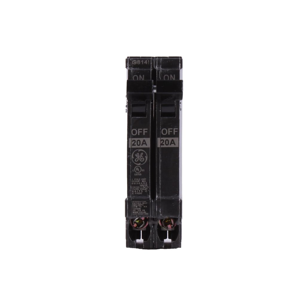 ABB Q-Line THQP220 20A Double-Pole 1" Plug-On Breaker UL Listed