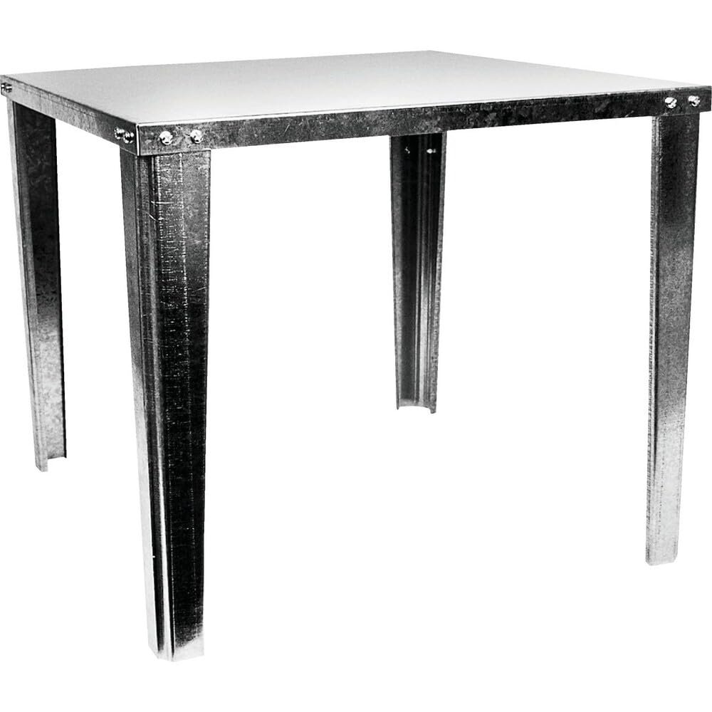 Oatey 34057 Galvanized Water Heater Stand, 21-Inch Square by 18-Inch High