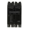 ABB Q-Line THQL2150 50A Circuit Breaker 50 Amp Double Pole Breaker, 120/240 VAC, 10 kAIC Thermal Magnetic Trip Long-Time & Instantaneous Protection (LI) Plug-in Mount view 1