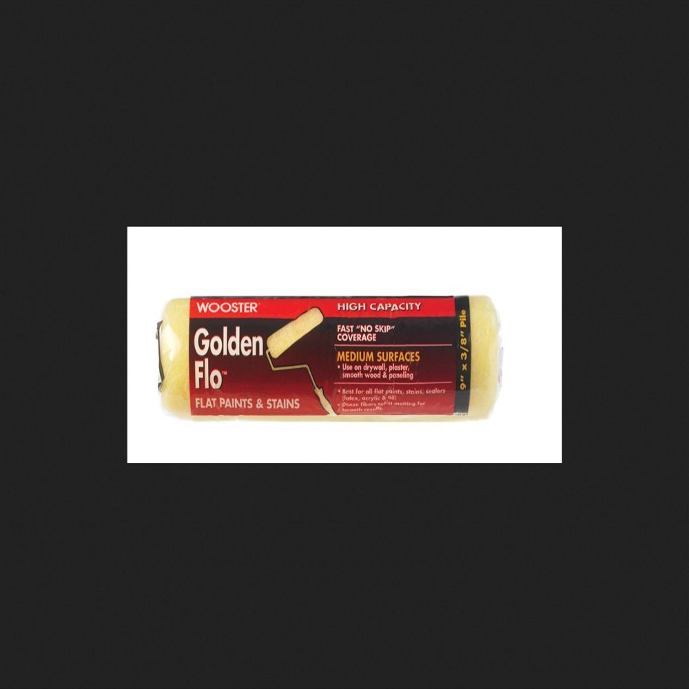 Wooster Brush RR660-9 Golden Flo Roller Cover, Yellow , 9-Inch