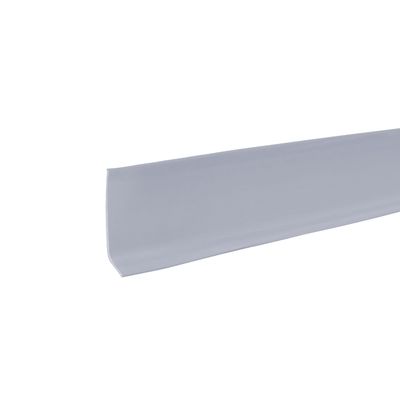 MD Building Vinyl Wall Base, Silver Gray, 2-1/2in x 120ft