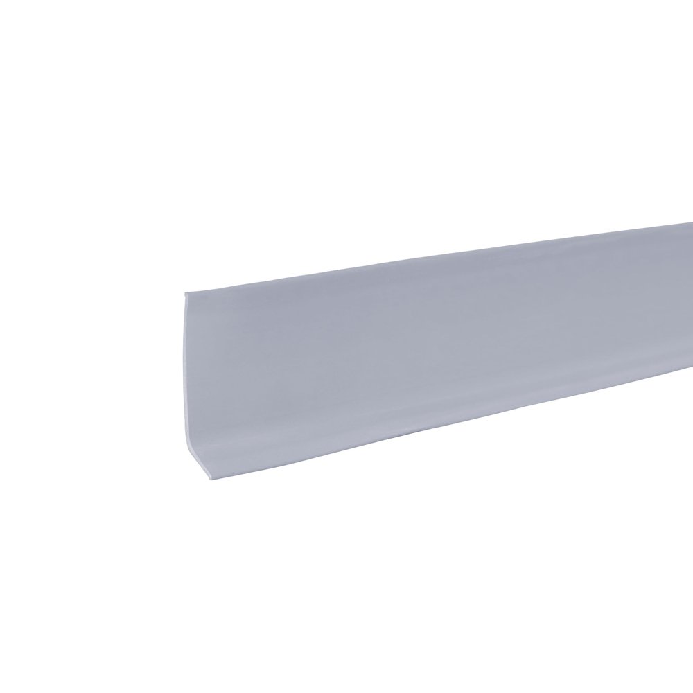 MD Building Vinyl Wall Base, Silver Gray, 2-1/2in x 120ft