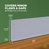 MD Building Vinyl Wall Base, Silver Gray, 2-1/2in x 120ft view 2