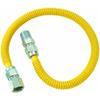 Plumb Shop Brasscraft CSSD54-24P 24-Inch Stainless Steel Gas Heater Connector view 1