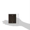 BELL 1-Gang Bronze Blank Weatherproof Electrical Outlet Cover 5173-7, Outdoor Outlet Cover for Electrical Box, Scratch-Resistant Aluminum Weatherproof Cover view 2