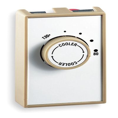 Attic Fan Thermostat, Attic Fan Control, Cooling Only, 120 to 240VAC