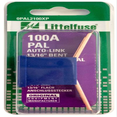 Littelfuse 0PAL2100XP PAL 13/16 Bent 32 Volt 100 Amp Carded Auto Link Fuse