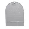 Gibraltar Mailboxes Stanley Extra-Large Capacity Galvanized Steel Grey, Post-Mount Mailbox, ST200000 view 4
