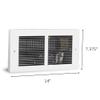 Cadet Register Series Electric Wall Heater Complete Unit (Model: RMC202W, Part: 63313), 240/208 Volt, 2000/1500 Watt, White view 3