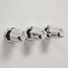 DANCO Bathtub and Shower 3-Handle Remodel/Rebuild Trim Kit for Gerber Faucets | Knob Handle | 11B-1H, 11B-1C, 11B-4D | Chrome (39617) view 4