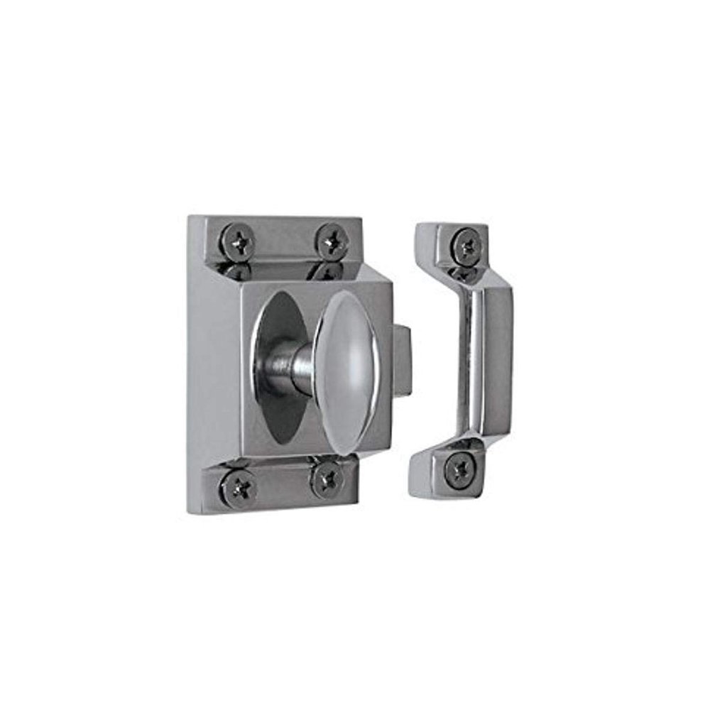 Nostalgic Warehouse Brass Flush Catch, Bright Chrome (701043)