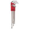 Bondhus 17099 Set of 9 Balldriver L-wrenches with BriteGuard Finish, Extra Long Length, sizes 1.5-10mm view 1