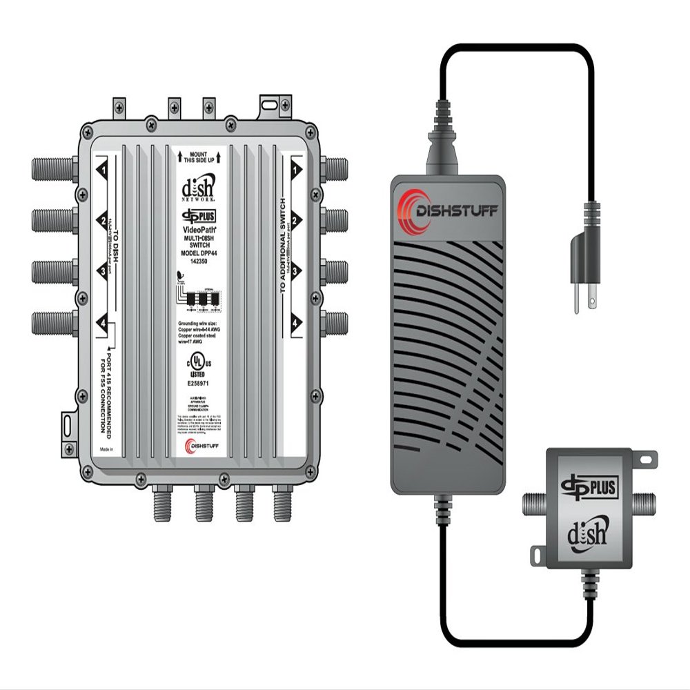Dish DP44 Pro Plus 44 Switch and Power Inserter Kit