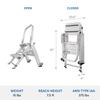 Xtend & Climb WT2 Step Stool with Handrail (2-Step) view 3