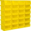 Akro-Mils 30210 AkroBins Plastic Storage Bin Hanging Stacking Containers, (5-Inch x 4-Inch x 3-Inch), Yellow, 24-Pack view 1