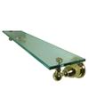 Kingston Brass BA1759PB Heritage Glass Shelf, Polished Brass, 2-1/2" view 1