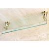 Kingston Brass BA1759PB Heritage Glass Shelf, Polished Brass, 2-1/2" view 2