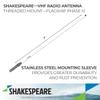 Shakespeare 6400-R Phase III VHF Antenna - 4' VHF Marine Band 3dB Gain view 2