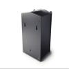 Qualarc LSF-LS03 Kingsbury Secure Front Access Locking Metal Mailbox Large Capacity For Masonry Walls, Columns Or Wood Fences, Black view 3