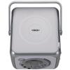 Jensen CD-555 White/Silver CD Bluetooth Boombox Portable Bluetooth Music System with CD Player +CD-R/RW & FM Radio with Aux-in & Headphone Jack Line-in (CD555) view 3