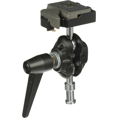 Manfrotto 155RC Tilt-Top Head With Quick Plate (Black)
