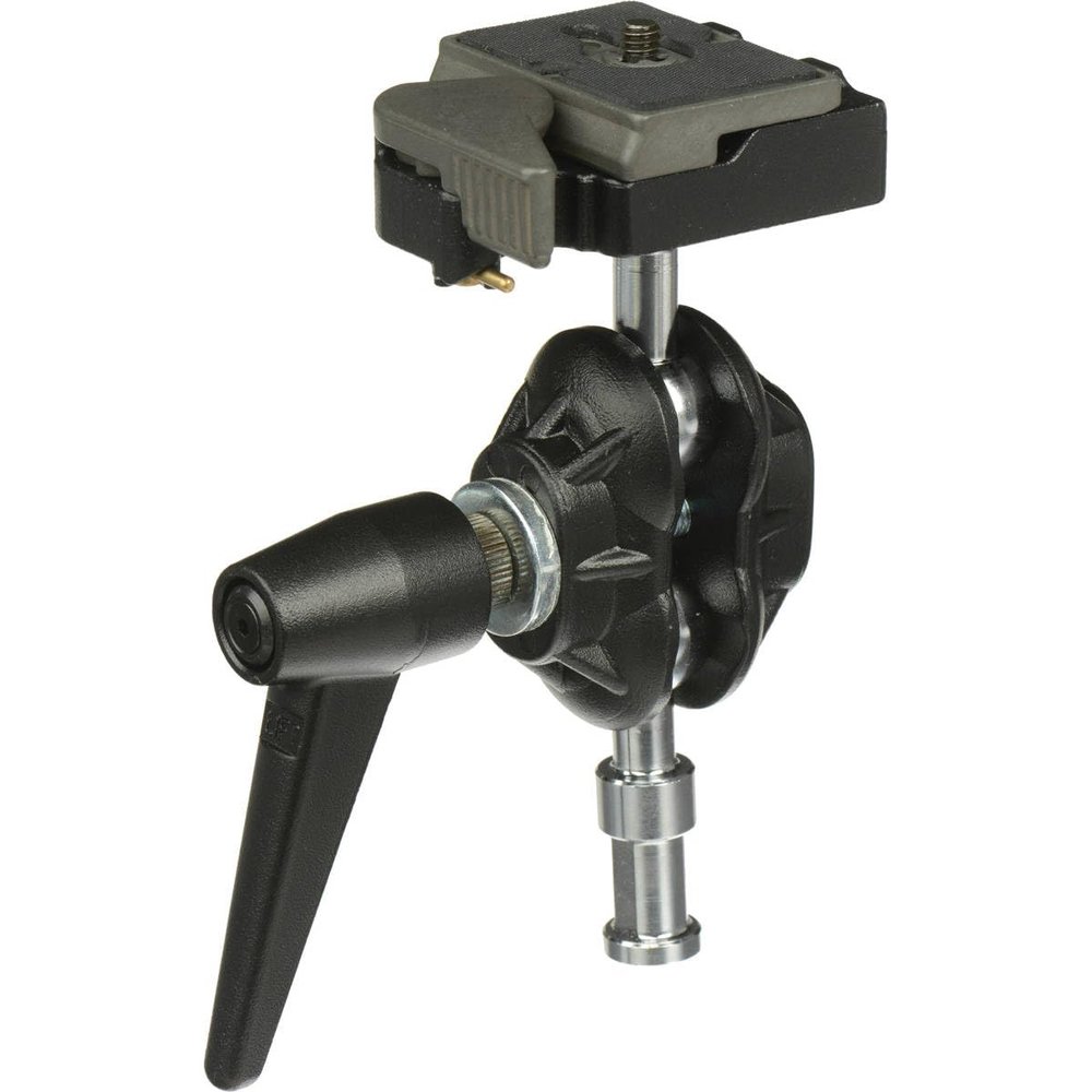Manfrotto 155RC Tilt-Top Head With Quick Plate (Black)