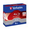 Verbatim BD-RE 25GB 2X with Branded Surface - 5pk Jewel Case view 1