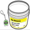 Tape Measure Key Chain, 3-Ft. view 1